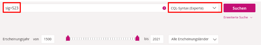 Suche nach dem Sigel "423"